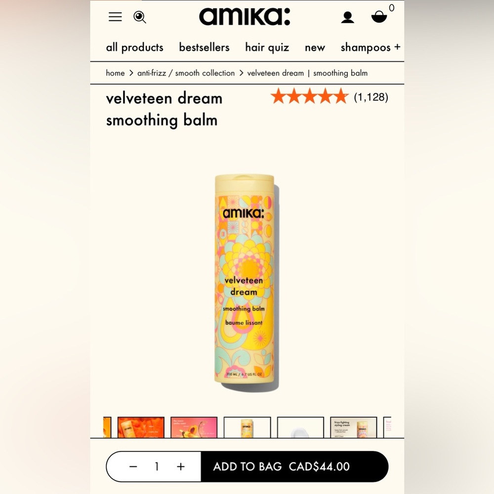 Amika Velveteen Dream Smoothing Balm